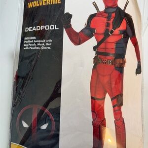 Adult small  Deadpool Costume - Red and Black